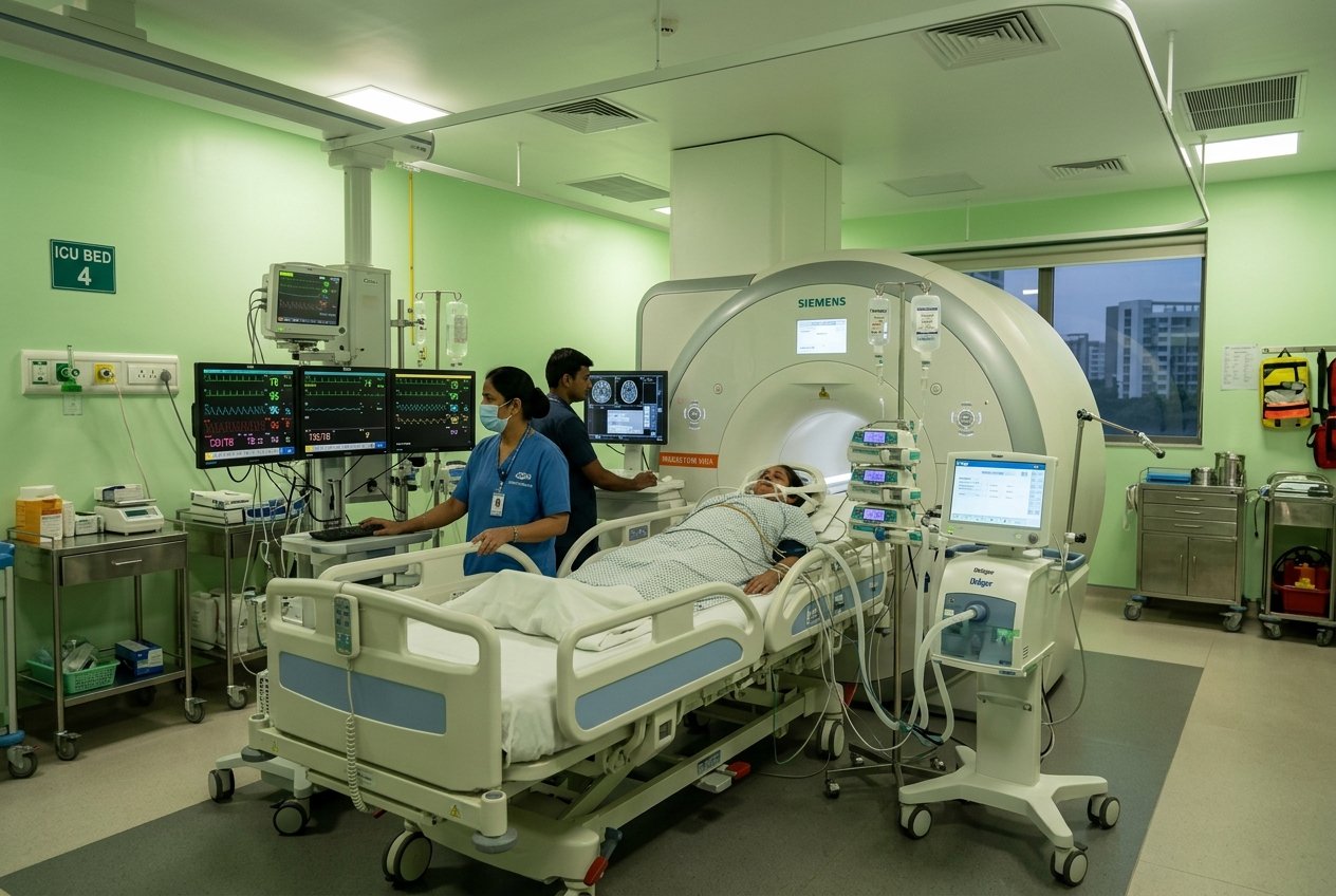 Hospital MRI ICU Suite